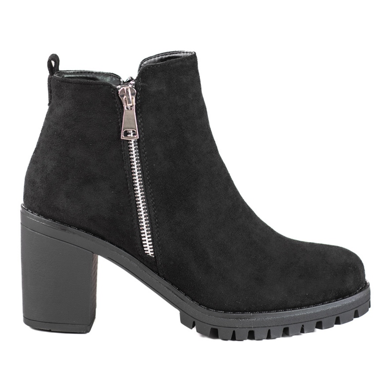 Botas pretas femininas no poste Shelovet preto