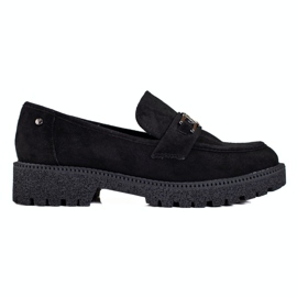 W. Potocki Mocassins de camurça de mulher Potocki preto