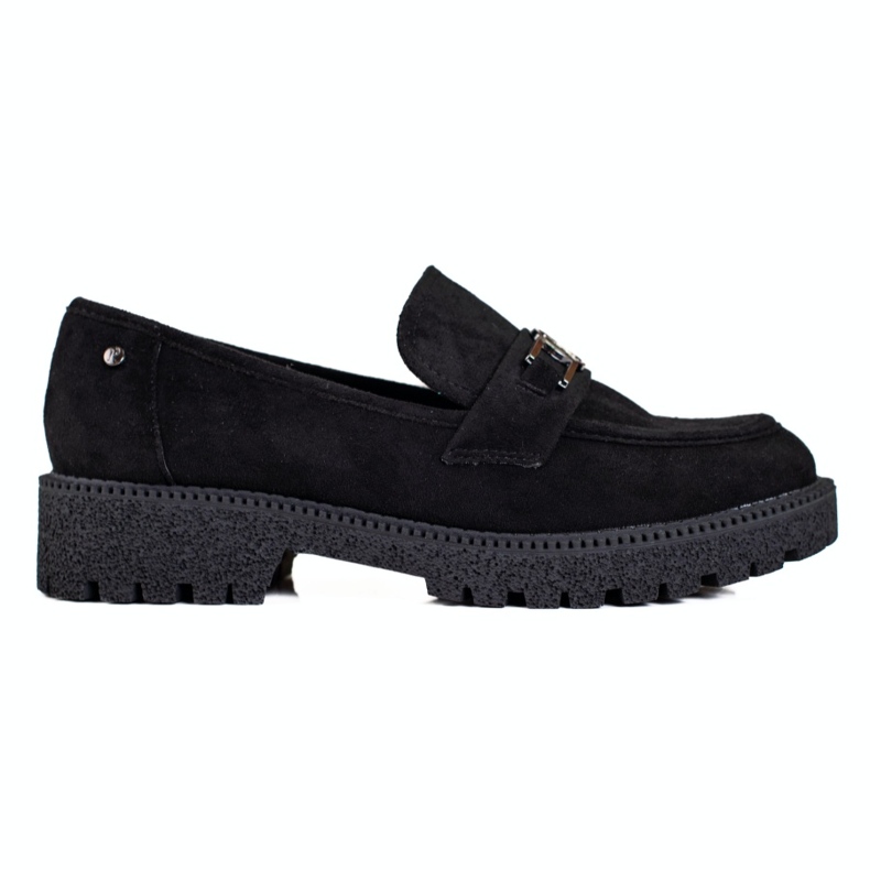 W. Potocki Mocassins de camurça de mulher Potocki preto