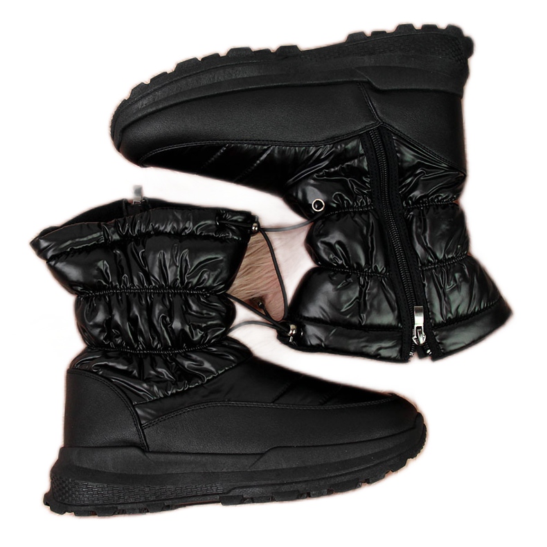 Botas de neve pretas de mulher NEWS preto