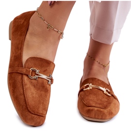 FB2 Mocassins de camurça Camel Roddie Classic marrom