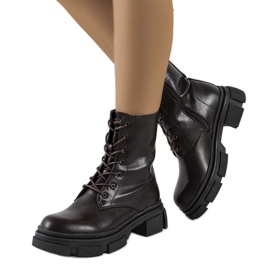 Botas castanhas mate Holcomb castanho