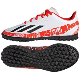 Chuteiras Adidas X Speedportal.4 Messi Tf Jr GW8402 branco branco Chuteiras Adidas X Speedportal.4 Messi Tf Jr GW8402 branco branco