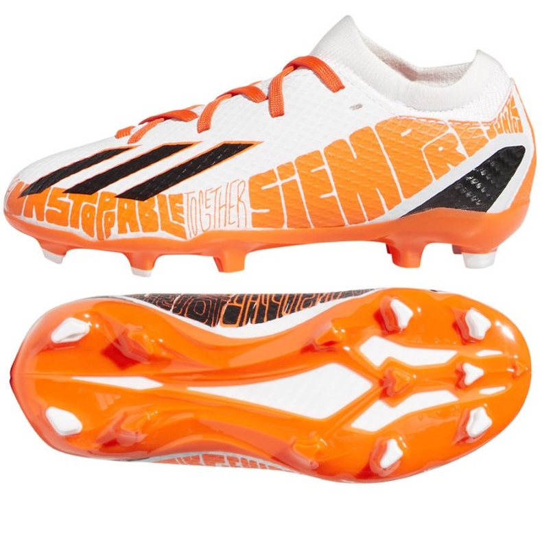 Chuteiras de futebol Adidas X Speedportal.3 Fg Jr GW8391 multicolorido laranjas e tintos