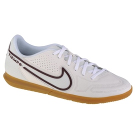 Chuteira Nike Tiempo Legend 9 Club Ic M DA1189-169 branco beges e marrons Chuteira Nike Tiempo Legend 9 Club Ic M DA1189-169 branco beges e marrons