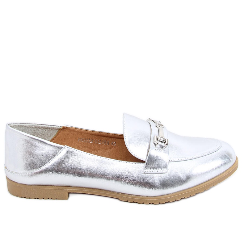 PA1 Mocassins de mulher Juss Silver prata