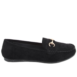 Mocassins femininos Hesso Black preto