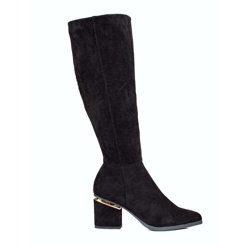 Botas Shelovet de mulher negra preto