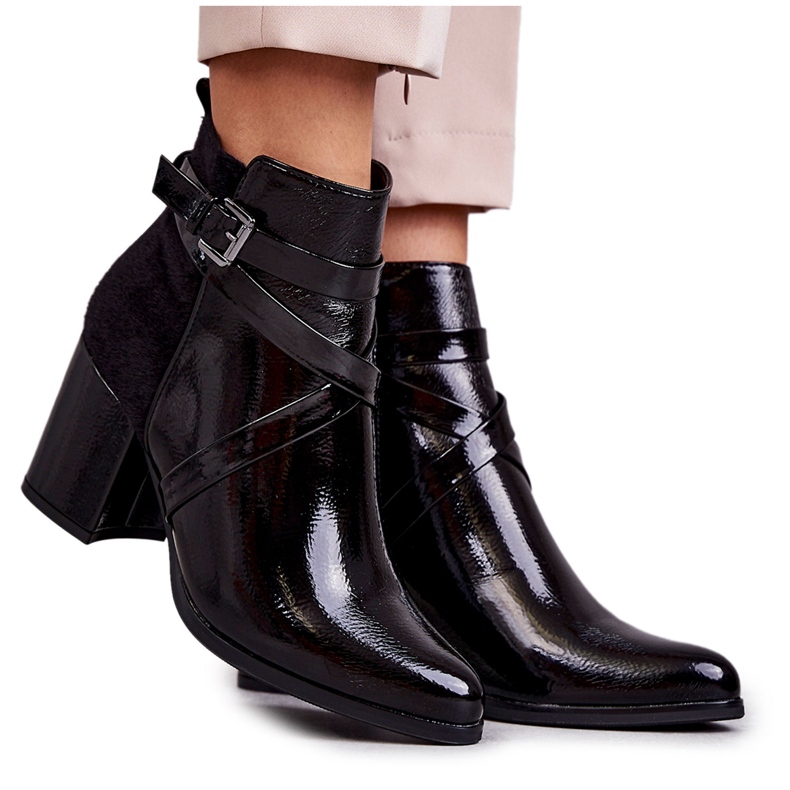 PL4 Botas Lacadas da Moda La.Fi 260037B-LA Preto