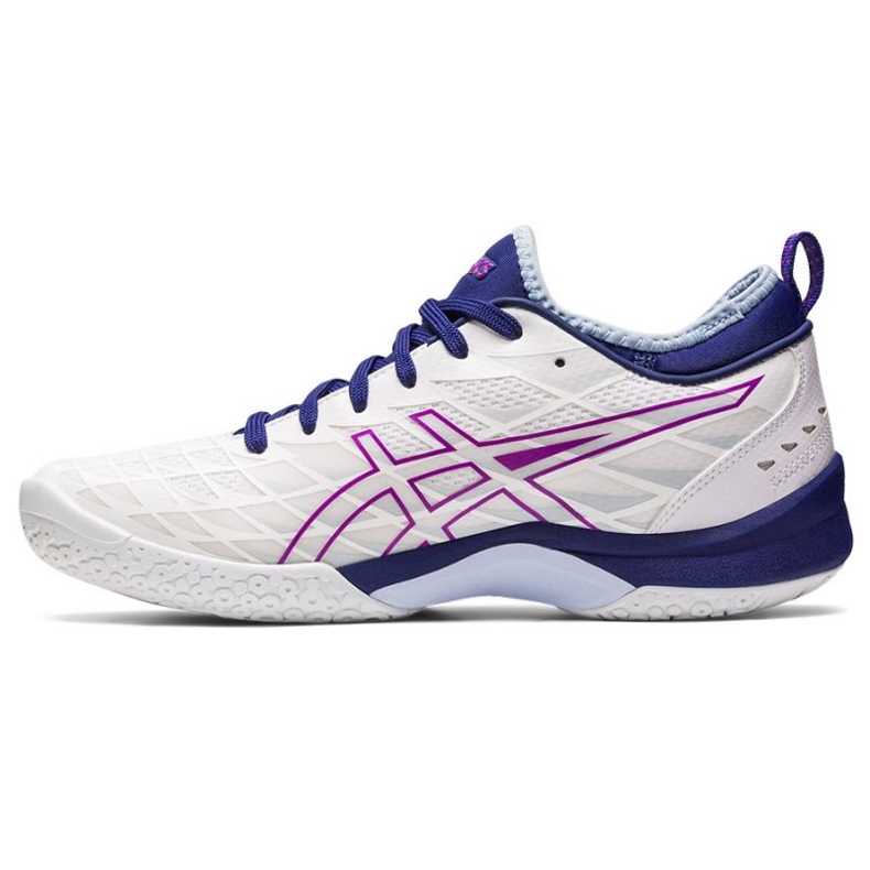 Asics Blast Ff 3 W 1072A080 100 tênis de handebol branco