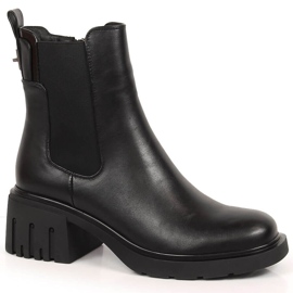Botas pretas para mulheres Botas Jodhpur, pretas isoladas Filippo PAW375 preto