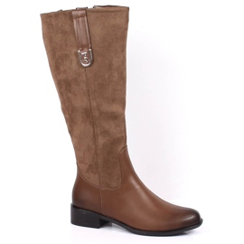 Botas quentes de mulher castanhas Jezzi JEZ367B marrom