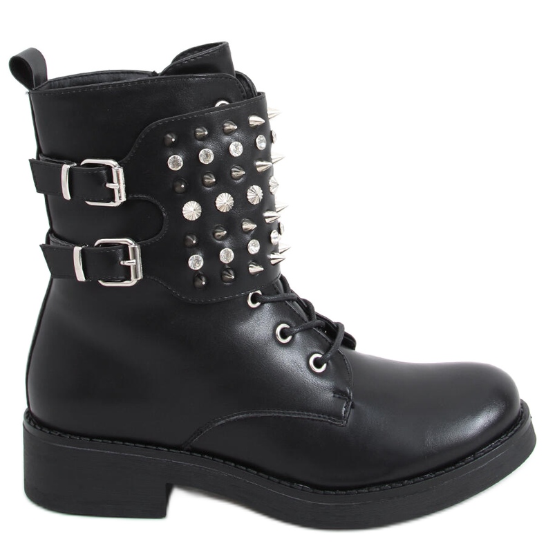 PA1 Botas com tachas Ziku Black preto