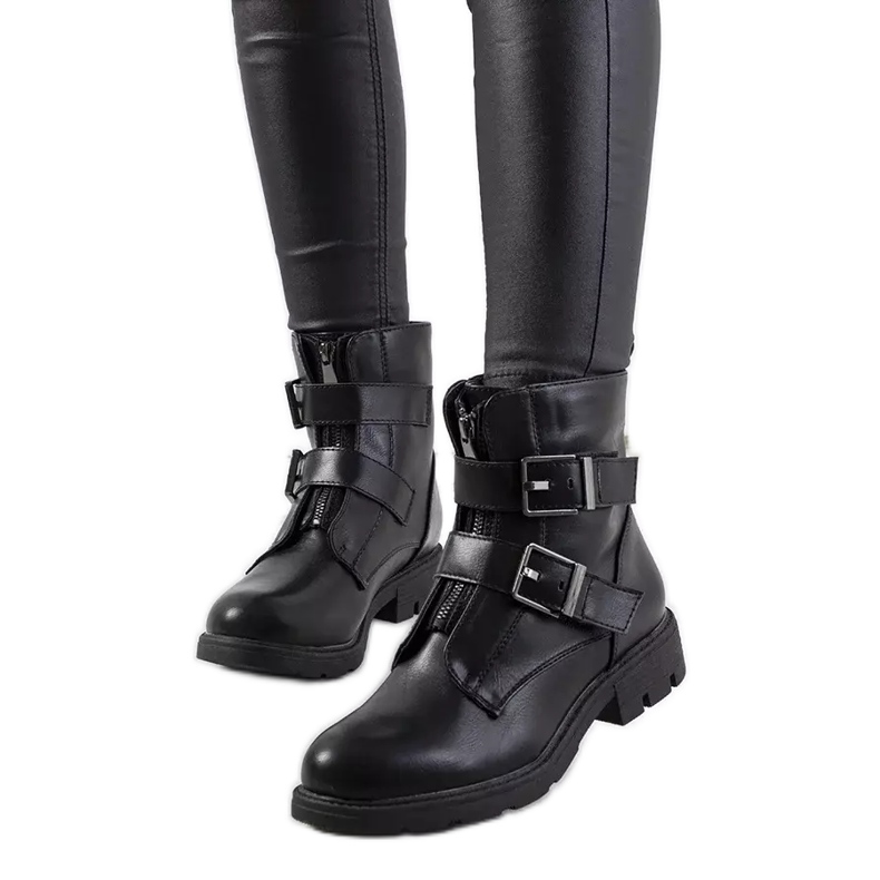 Botas Pilatti pretas preto