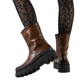 Botas Amado de mulher castanhas marrom