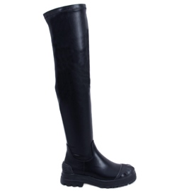 Botas de motoqueiro Hogan Black preto
