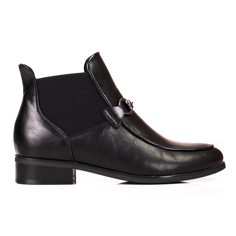 Botas de mulher Jodhpur salto Vinceza preto