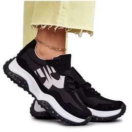 Vinceza Tênis esportivo feminino amarrado Tolea preto