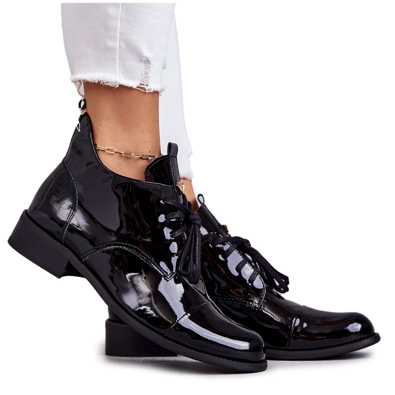 Botas Lacadas Botas Lacadas Nicole 2781 Preto