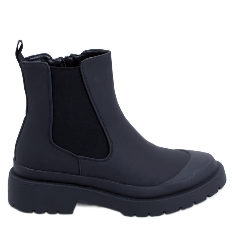 Botas Carey Black Jodhpur preto