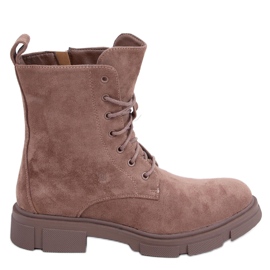 Trabalhadores com cadarços Turner Khaki bege marrom