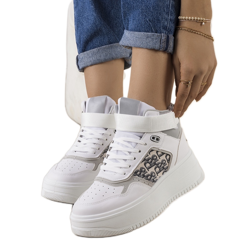 Tênis cinza Adolis tornozelo