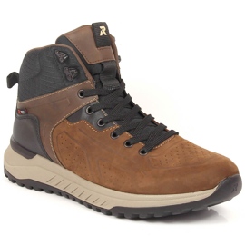Sapatos de homem castanhos Rieker U0161-42 marrom