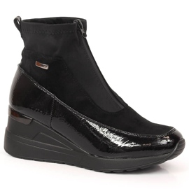 Botas femininas pretas com isolamento Jezzi preto