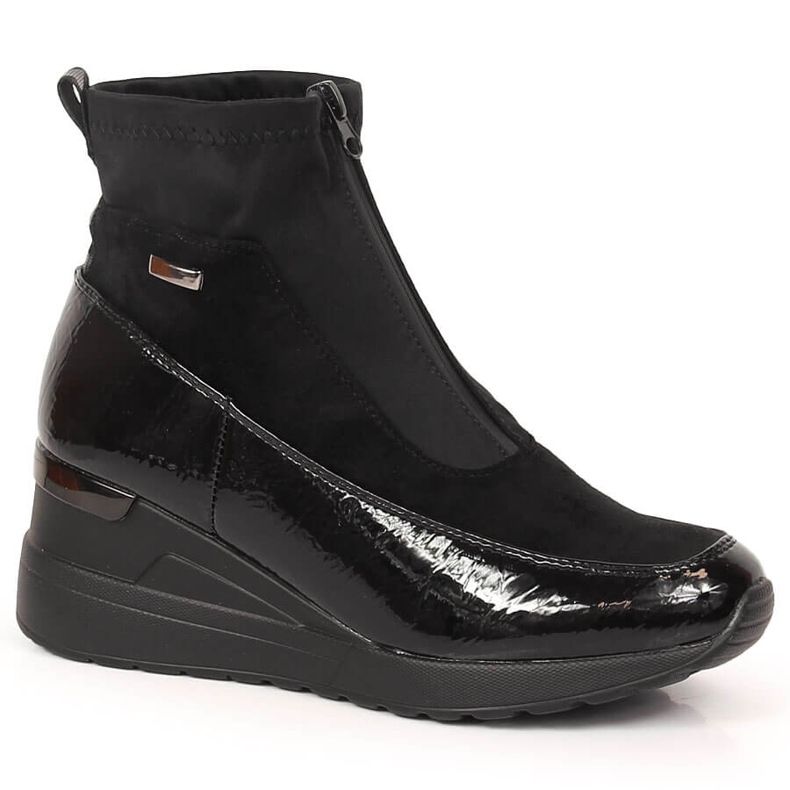 Botas femininas pretas com isolamento Jezzi preto