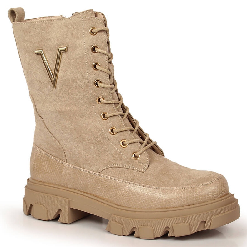 Botas isolantes bege de mulher Jezzi JEZ375B