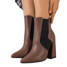 Botas Chelsea castanhas no poste Hamilt marrom