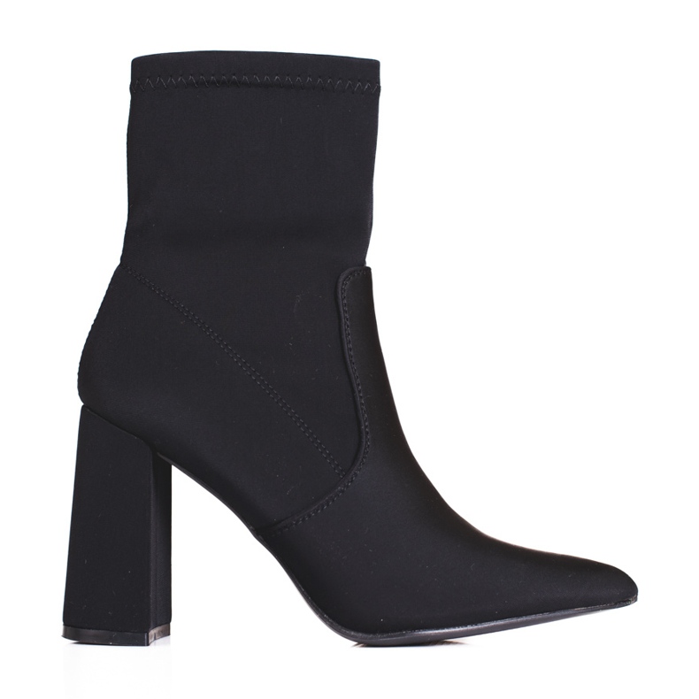 Botas femininas negras no poste Shelovet preto