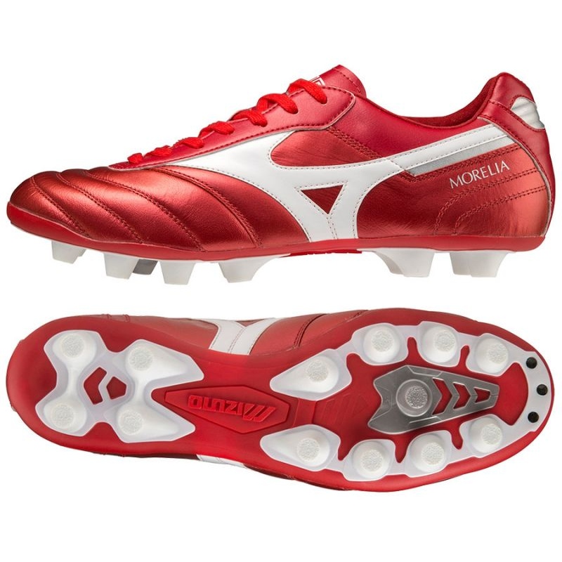 Mizuno morelia vermelha clearance