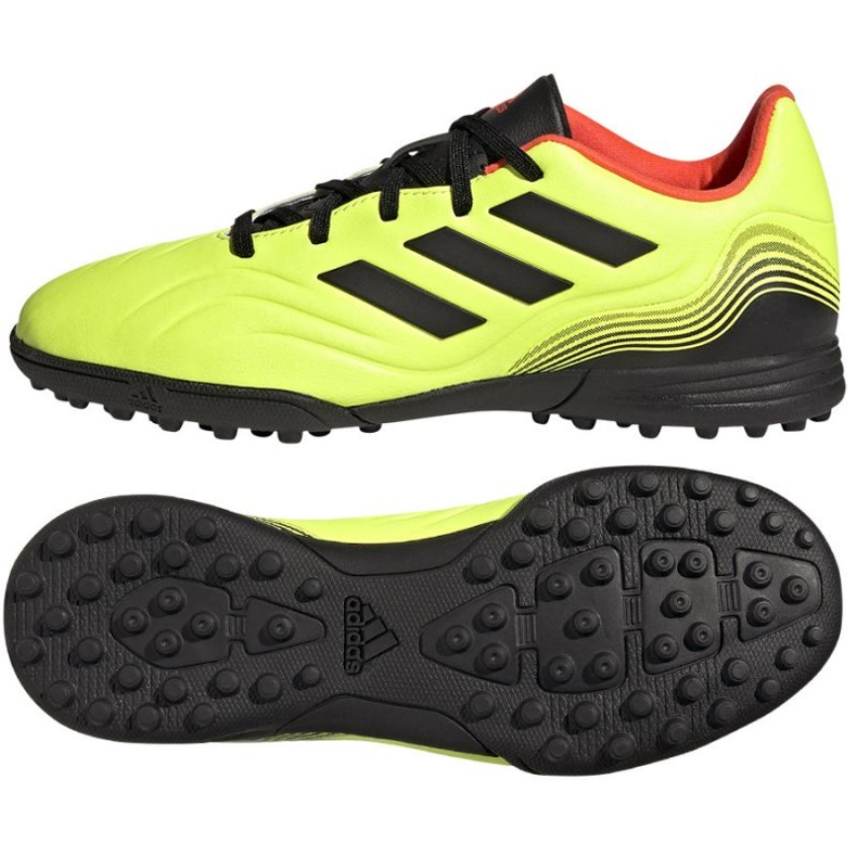 Chuteira Adidas Copa Sense.3 Tf Jr GZ1378 amarelo amarelos