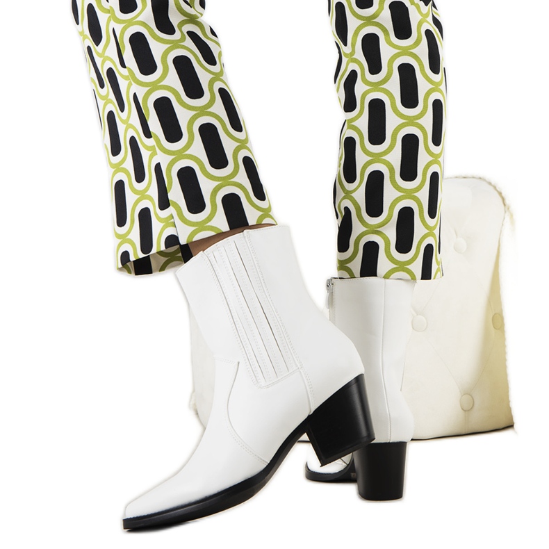 Botas de cowboy brancas Bento branco