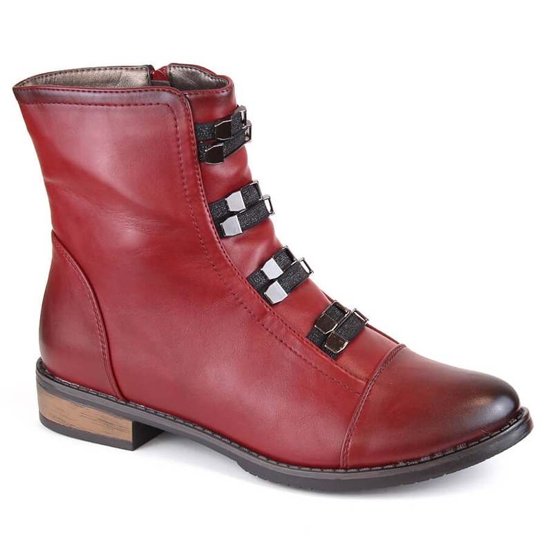 Botas isolantes vermelhas de mulher Jezzi vermelho Botas isolantes vermelhas de mulher Jezzi vermelho
