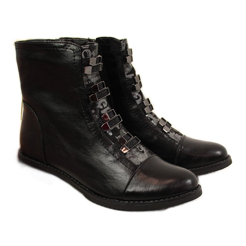 Botas isolantes de mulher preta Jezzi preto