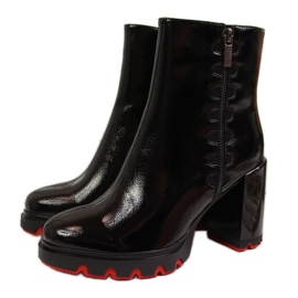Botas femininas pretas Filippo no poste preto Botas femininas pretas Filippo no poste preto