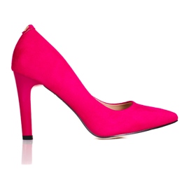 Sapatos femininos com salto alto Shelovet rosa