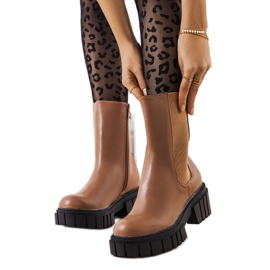 Botas de mulher castanhas Melika marrom