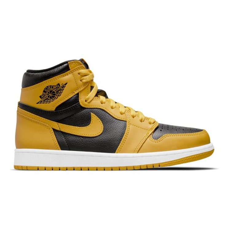 Compre Nike Air Jordan 1 Retro High Og M 555088-701 preto amarelo