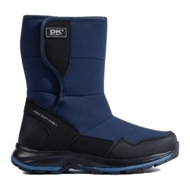 Botas de neve de mulher com velcro DK azul Botas de neve de mulher com velcro DK azul
