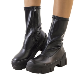 Botas Darlen de mulher negra preto