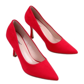 Sapatilhas femininas de camurça Giorgia Red vermelho
