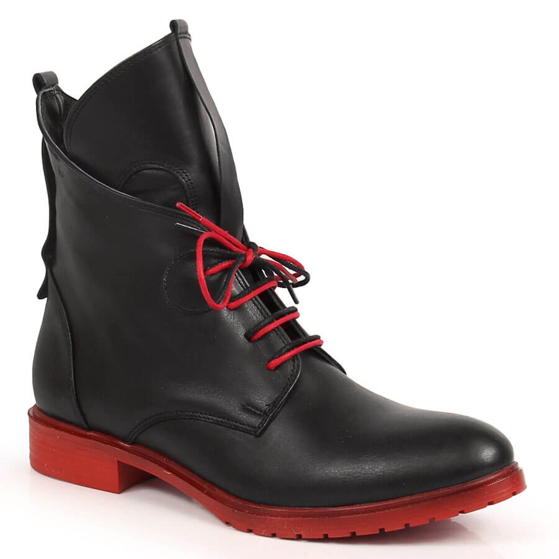 Bota preta de couro Artiker preto