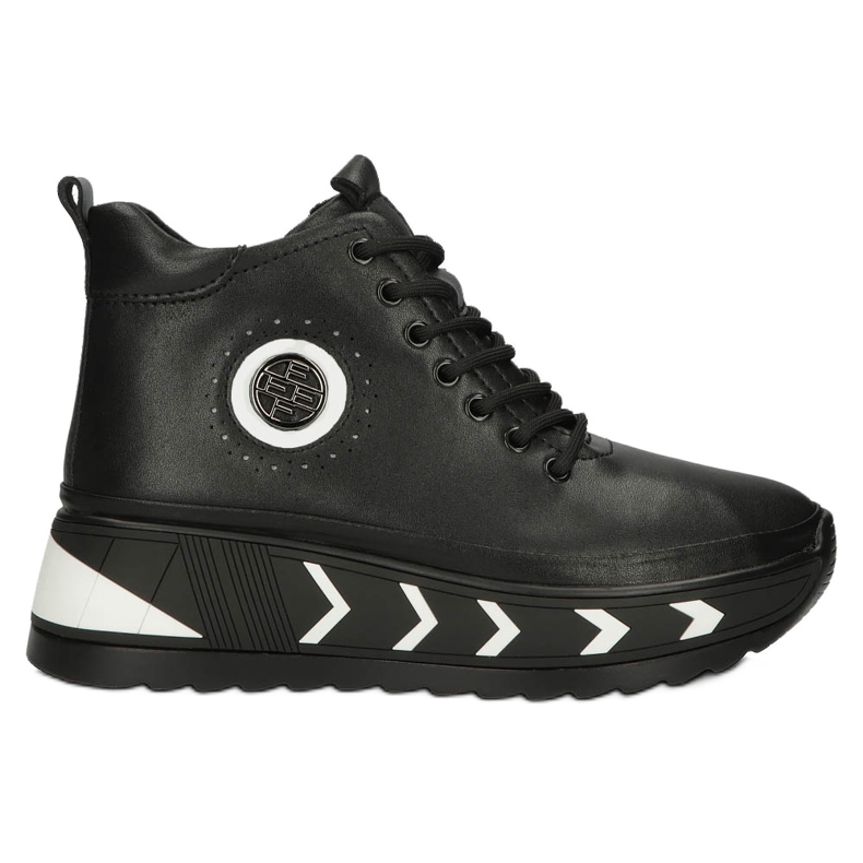 Botas de cunha com isolamento em pele Filippo W PAW381 preto