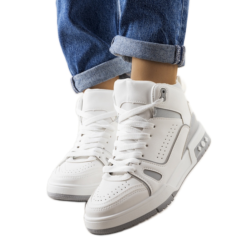 Tênis cinza para o tornozelo Megatheo