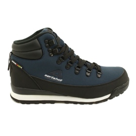 American Club Botas de inverno americanas de trekking com membrana WT61. Azul marinho preto