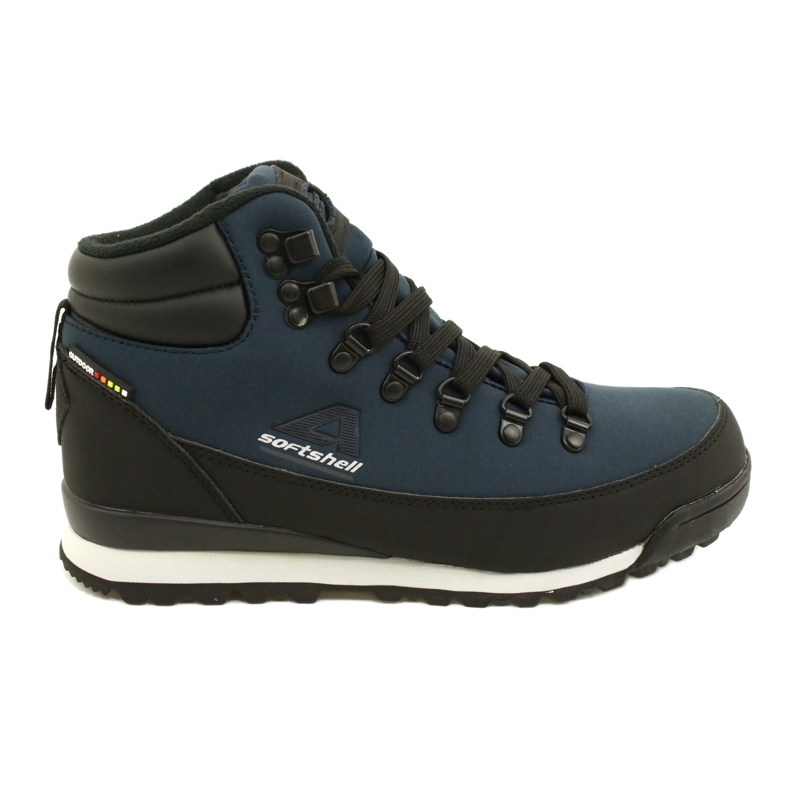 American Club Botas de inverno americanas de trekking com membrana WT61. Azul marinho preto
