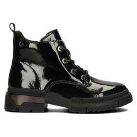 Botas Lacadas Quentes Filippo DBT4173 BK preto